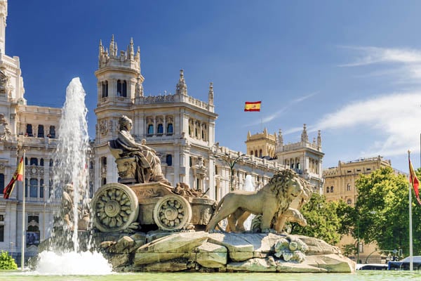 Fountain of Cibeles Madrid-Spain