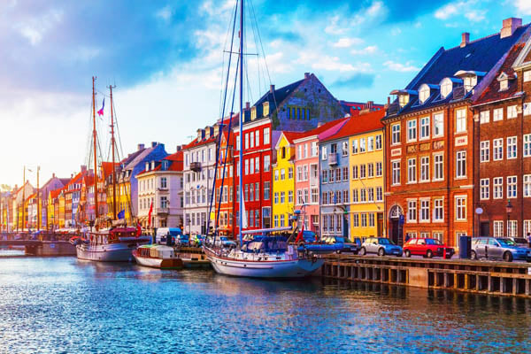 Old Town Copenhagen Denmark