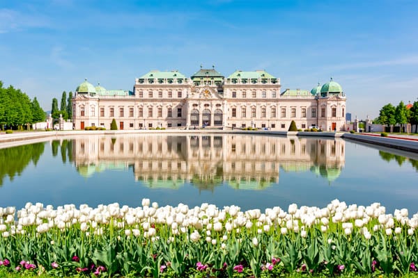 Upper Belvedere Palace and Gardens Vienna Austria