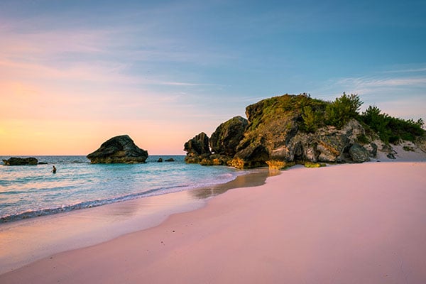 Picture of Bermuda Pink Sand Beach - Sunrise at Horseshoe Bay