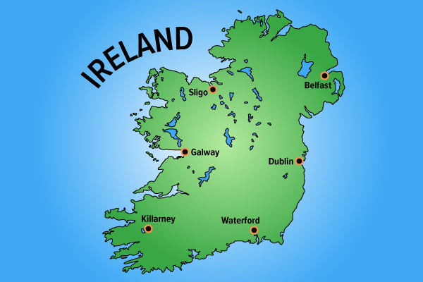 Interactive Ireland Travel Map