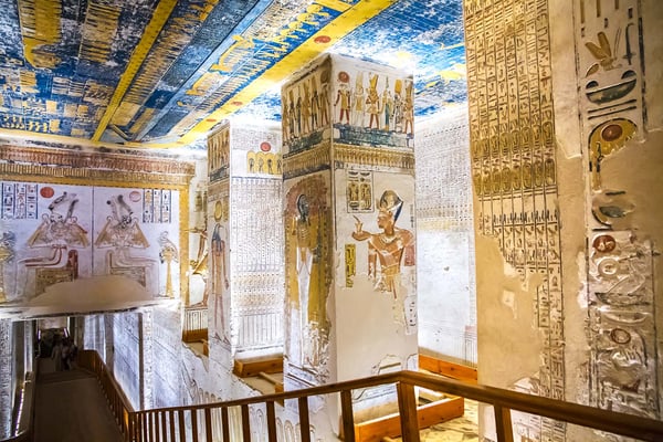 Hieroglyphics at Valley of the Kings