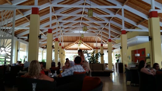 Lobby of Playa Cayo Santa Maria, our first hotel Lobby of Playa Cayo Santa Maria, our first hotel