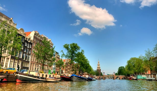 Visit Amsterdam on the Grand European Cruise & Tour