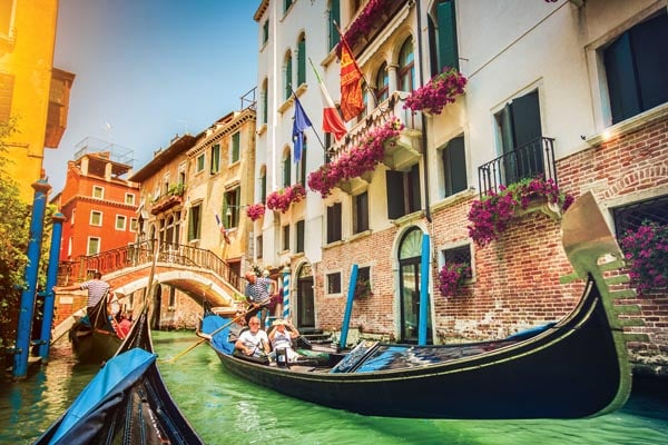 Gondolas-Venice-Italy