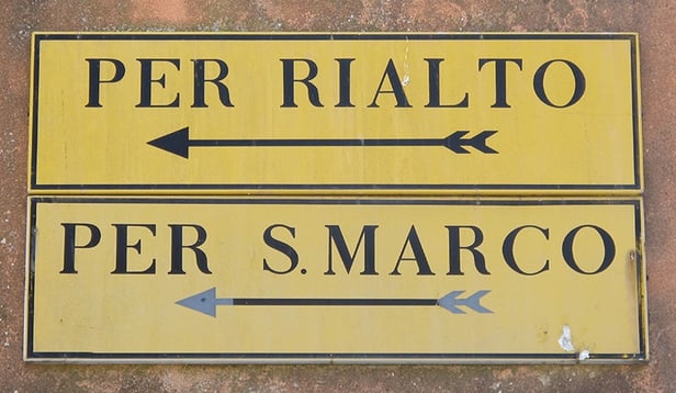 Venice Street Sign Venice Street Sign