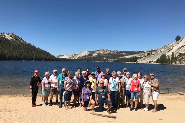 YMT Guests at Mammoth Lakes California Golden California Tour